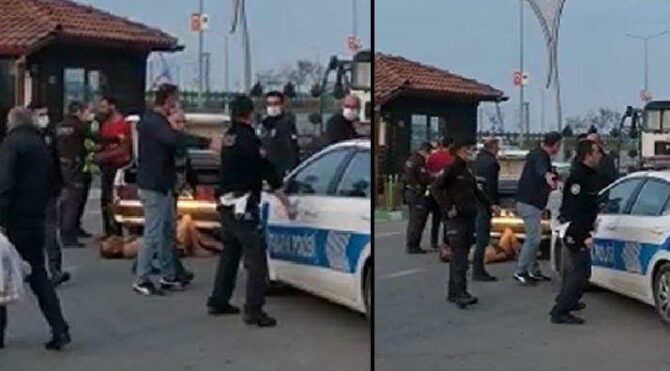 Kaçırıp dövdüler, otomobille sürüklemek istediler