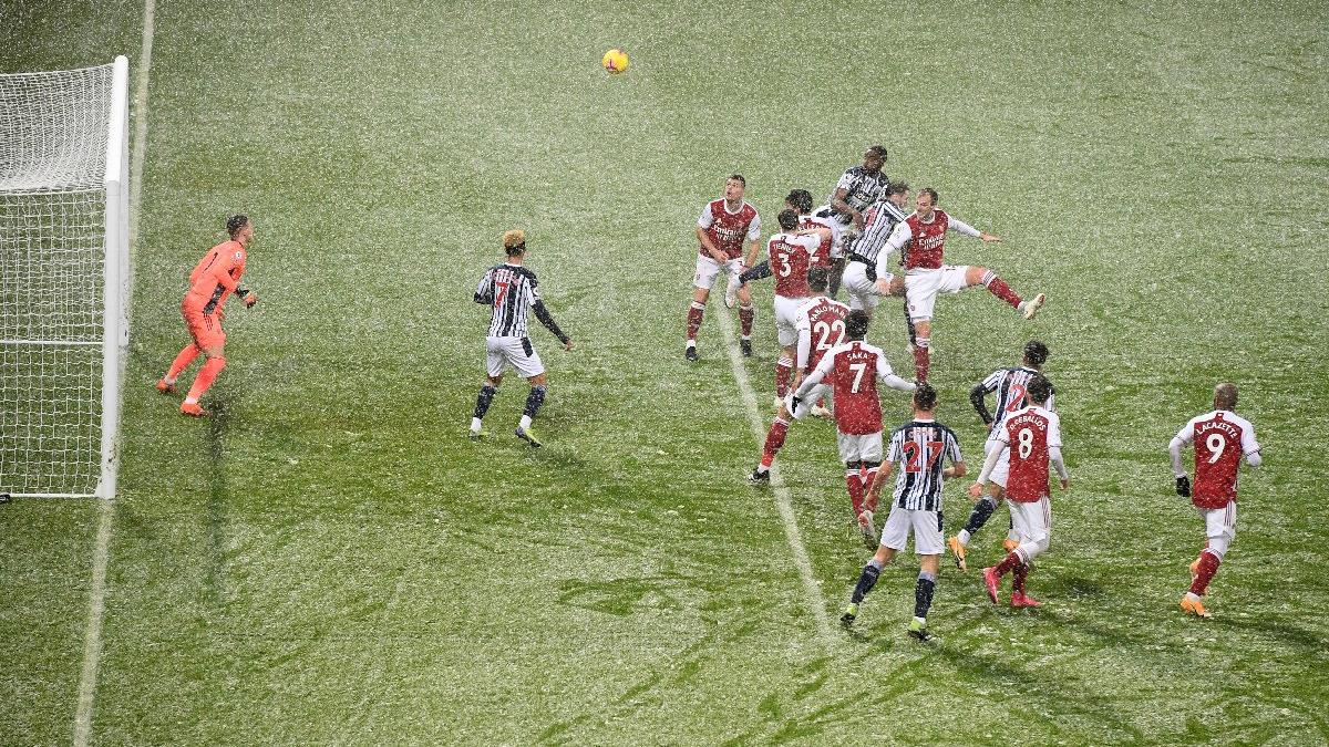 Karlar altında gol yağmuru