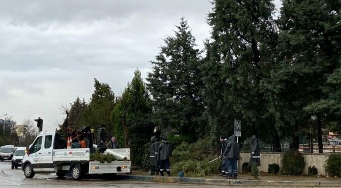 Manisa’da fırtınanın yol açtığı hasar giderildi