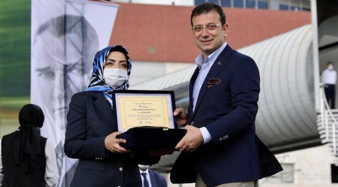 ‘Moskova’da ilk kadın makinist’ haberine İmamoğlu’ndan yanıt