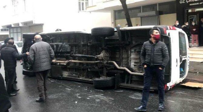 Ölümden saniyelerle kurtuluş kamerada