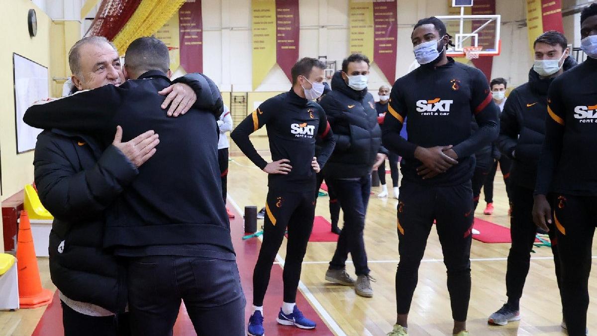 Omar Elabdellaoui’den arkadaşlarına ziyaret! Fatih Terim’in duygusal anları…