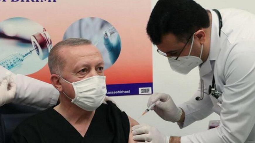 Erdoğan'ın aşı fotoğrafı sosyal medyayı karıştırdı