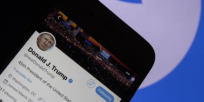 Son dakika haberi... Trump'ın Twitter hesabına kilit!