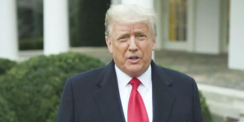 Son dakika haberi: Trump'tan 'Eve dönün' çağrısı | Video