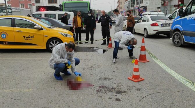 Taksi şoförüne pompalı tüfekle saldırı