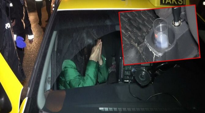 Takside alkol alırken yakalandı, ‘hastaneye gidiyordum’ dedi