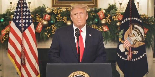 Trump’tan son yeni yıl konuşması