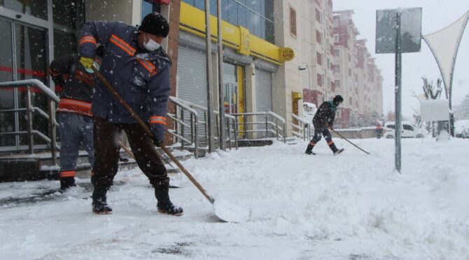 Türkiye soğuk hava ve karın etkisinde