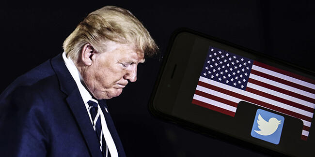 Twitter Trump'ın başkanlık hesabından yaptığı açıklamayı da sildi