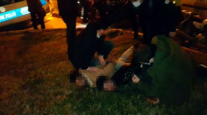 Uyarılara rağmen kaçan 2 şüpheli kovalamaca sonucu yakalandı