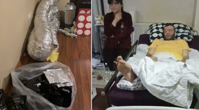 Yüzde 98 engelli uyuşturucu satıcısı yakalandı