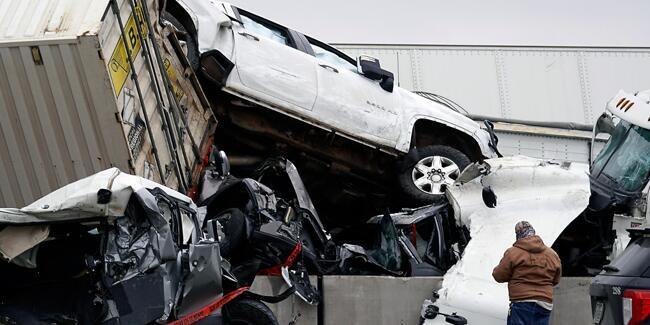 ABD’de zincirleme kaza