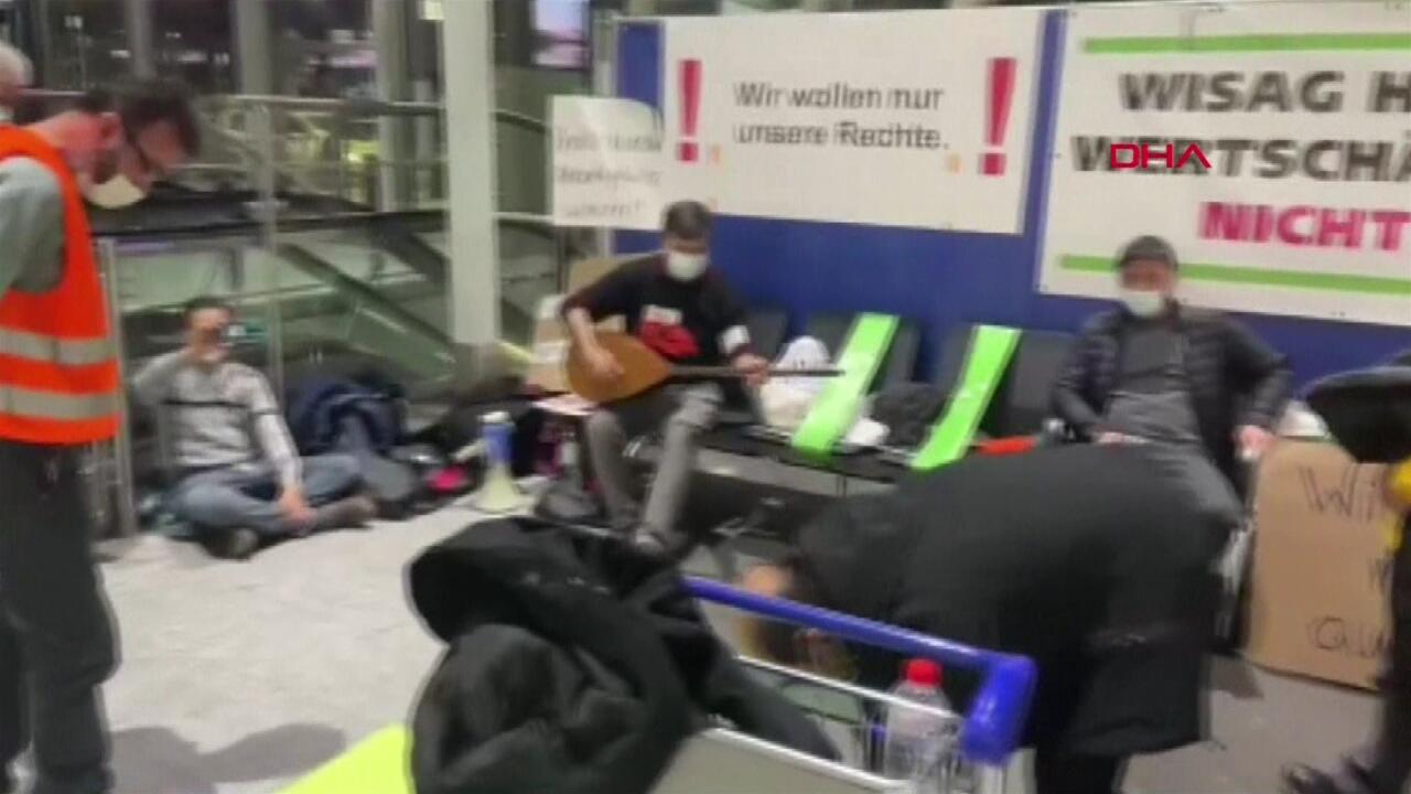 Almanya'da işten çıkarılmak istenen 230 kişi açlık grevinde