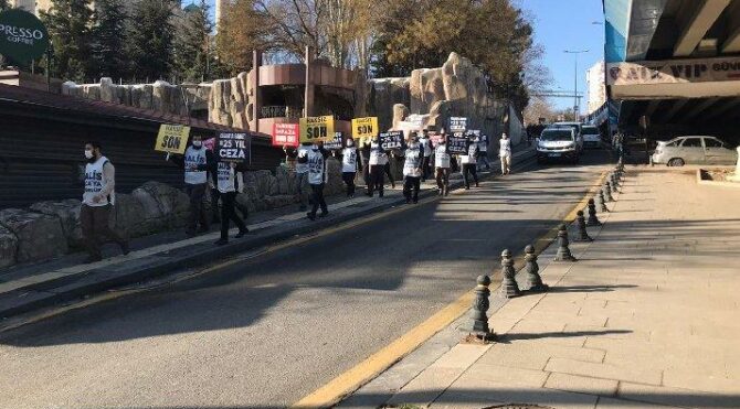 Ankara’da ‘Ebu Hanzala’ destekçilerine polis müdahalesi…