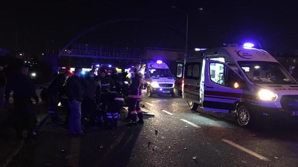 Ankara-İstanbul yolunda kaza