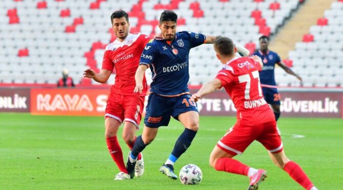 Antalyaspor ile Başakşehir’in pozisyonsuz maçında seriler devam etti