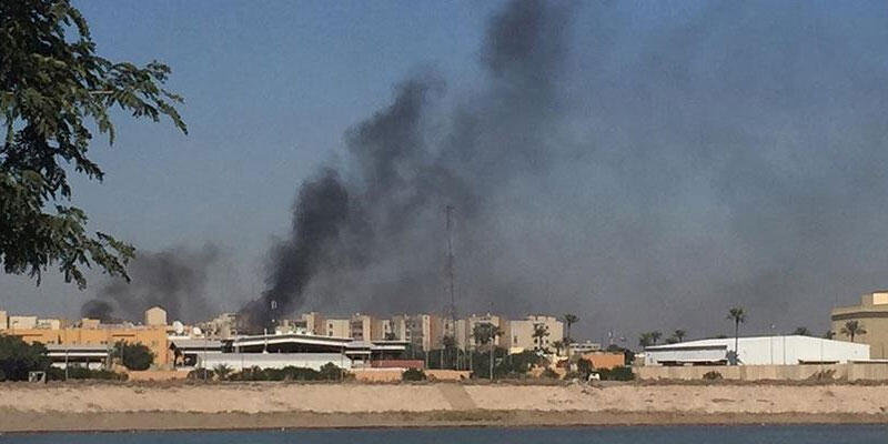 Bağdat'ta Yeşil Bölge'ye roketli saldırı düzenlendi