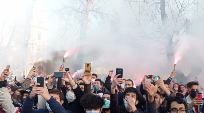 Beşiktaş’a statta coşkulu karşılama