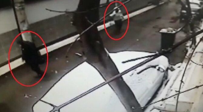 Bursa’da gazeteciye silahlı saldırı kamerada