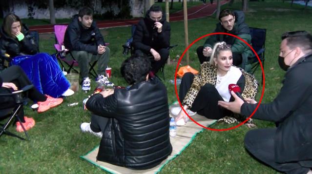 Caddebostan Sahili'nde piknik yapan İrem Derici'ye salgın cezası