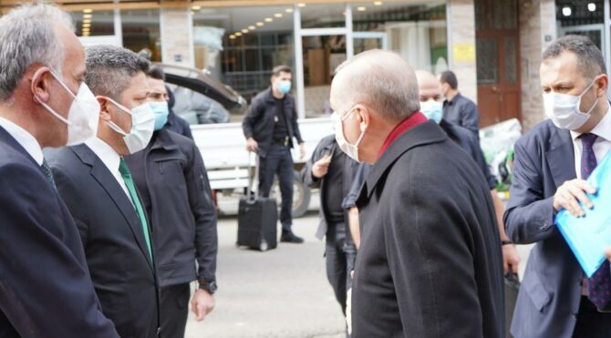 Cumhurbaşkanı Erdoğan ziyaret etmişti, temaslı şüphesiyle izolasyona girdi