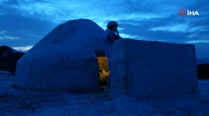 Eksi 17 derecede igloda yaşam