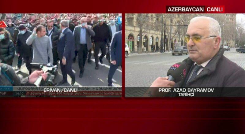 Ermenistan'da yaşananlar Azerbaycan'da nasıl karşılanıyor?