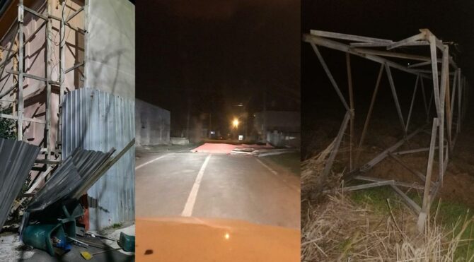 Fırtına kenti felç etti