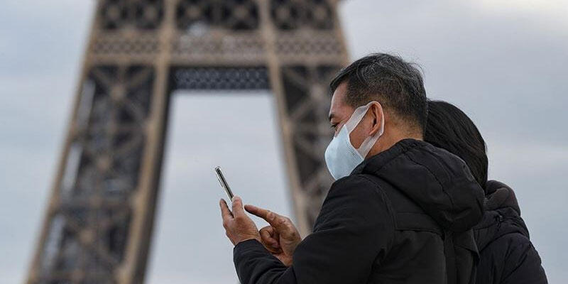 Fransa'da son 24 saatte 16 bin 546 Kovid-19 vakası tespit edildi