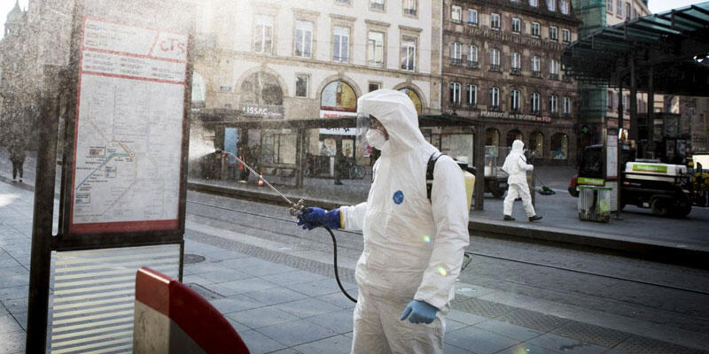 Fransa'da son 24 saatte 19 bin 235 Kovid-19 vakası tespit edildi