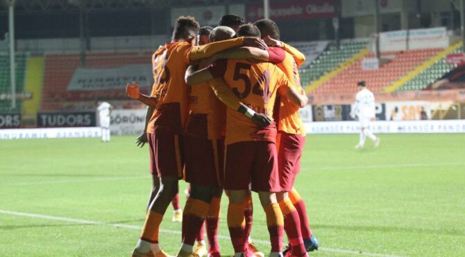 Galatasaray’ı Alanyaspor da durduramadı: 0-1