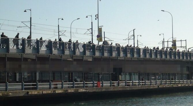 Karaköy’de vatandaşları şoke eden görüntü