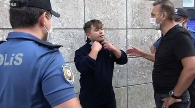 Maske takmayıp polise direnen kurye hakkında zorla getirme kararı