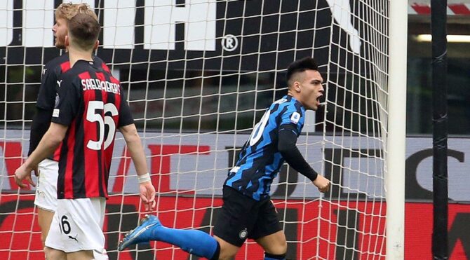 Milano derbisinde liderden net galibiyet