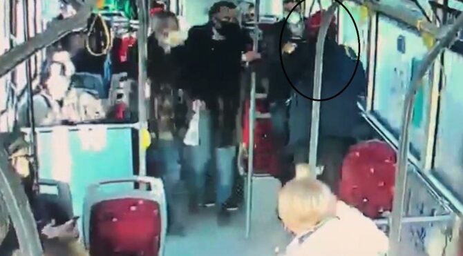 Otobüste kadına saldırı! Tutuklandı