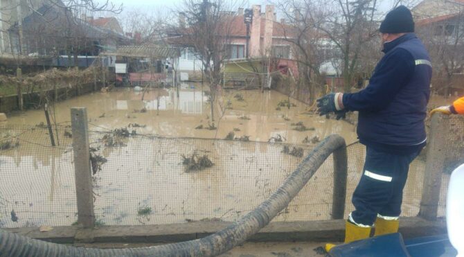 Pancarköy Deresi taştı, Alpullu sular altında kaldı