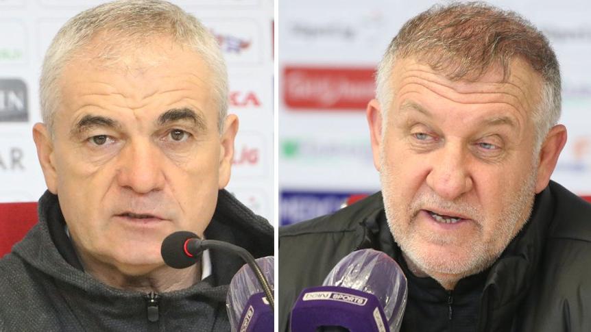 Rıza Çalımbay ve Mesut Bakkal’dan maç sonu değerlendirmesi