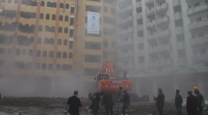 Rize’de yıkım başladı