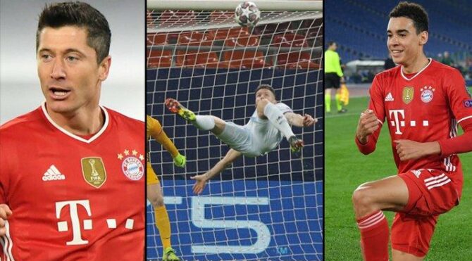 Şampiyonlar Ligi’nde gecenin sonuçları! Bayern şov yaptı, Giroud imza attı…