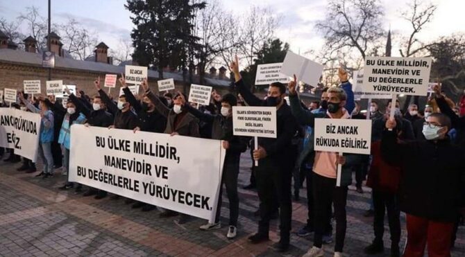 TÜGVA’nın Boğaziçi öğrencilerine karşı eylemine müdahale edilmedi