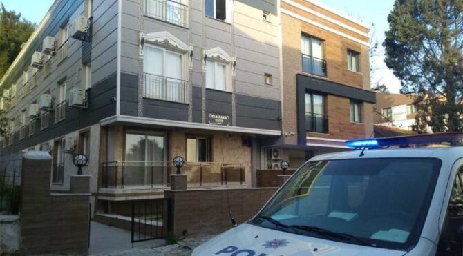 Üçüncü kattan atlayıp karakola sığındı