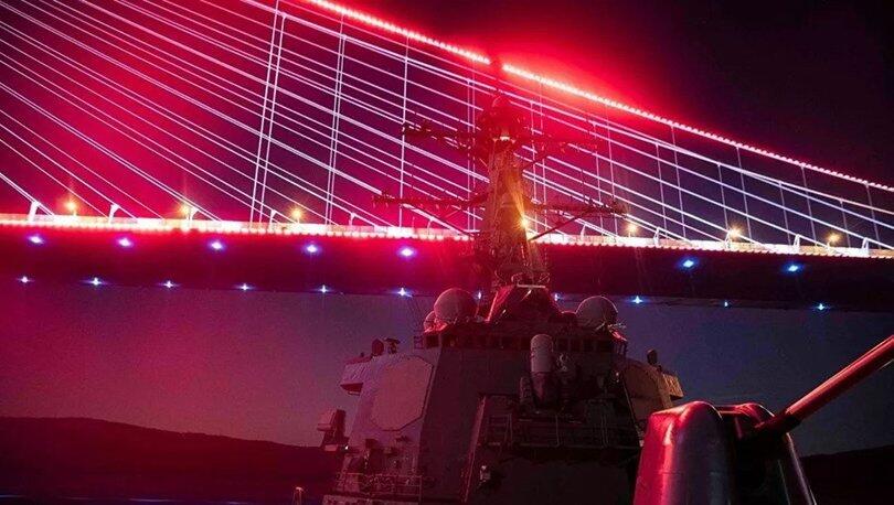 'USS Porter' İstanbul Boğazı'ndan geçti: 'Biz kırmızı ışıkta durmayız' paylaşımı