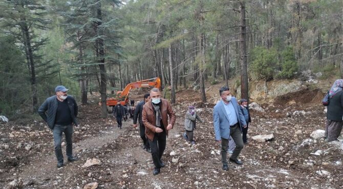 Yüzlerce ağaç gece vakti, sessizce kesiliyor… Köylüler nöbete başladı