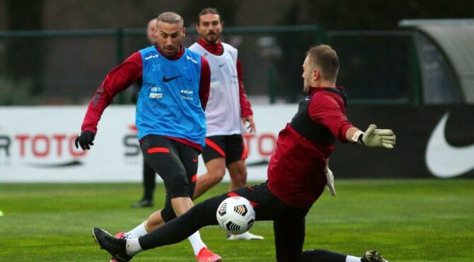 A Milli Takım, kamptaki ilk çalışmasını gerçekleştirdi