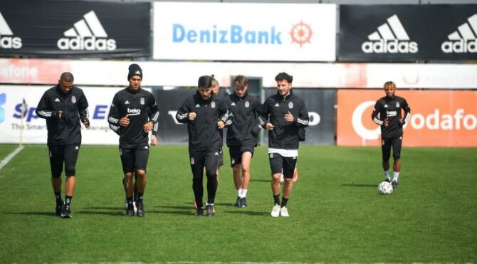 Beşiktaş milli oyunculardan yoksun çalıştı