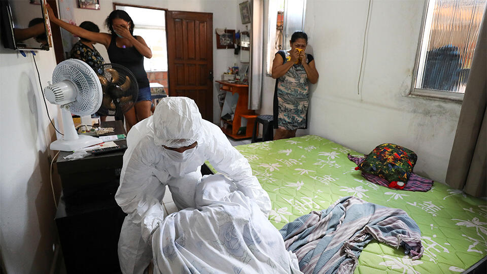 Brezilya'da koronavirüsten rekor ölüm