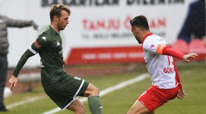 Bursaspor deplasmanda kayıp