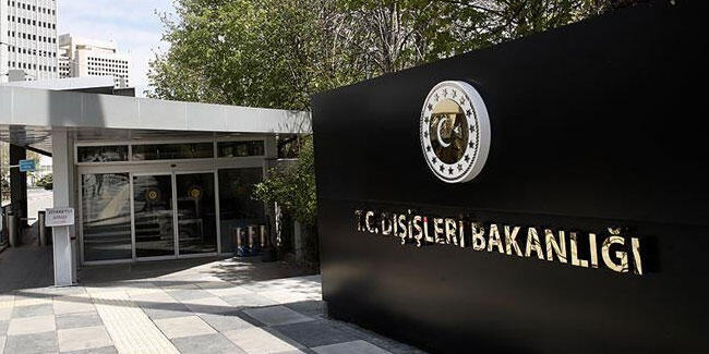 Dışişleri'nden İsrail'e Filistin tepkisi!