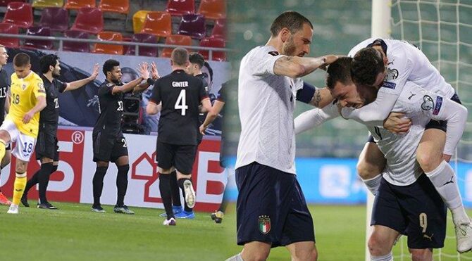 Dünya Kupası Elemeleri’nde gecenin sonuçları | İtalya rekor kırdı, Almanya bir adım yaklaştı